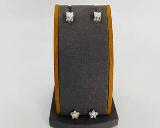 Sterling Silver Pendant and Earring Set