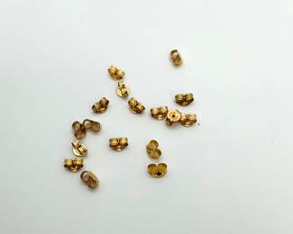 10K Gold Earring Backs