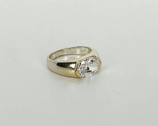 Silver CZ Ring