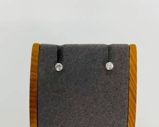 14K Gold CZ Earrings