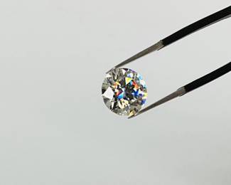 Moissanite Round Cut Gemstone