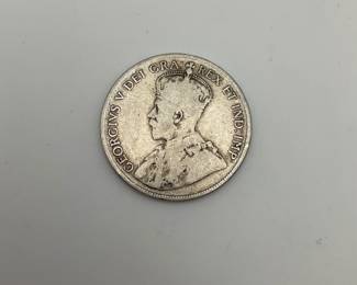 Silver Canadian 50 Cent Coin