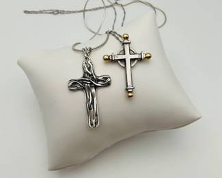 Sterling Silver Cross Necklace