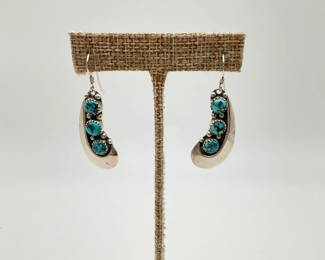 Sterling Silver Turquoise Earrings
