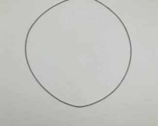 10K White Gold Necklace