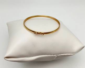 10K Gold Baby Bangle Bracelet