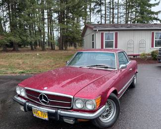 1973 Mercedes Benz 450 SLC red on red. 134k miles, classic, beautiful and powerful! Runs great! Asking 14k OBO cash only. 