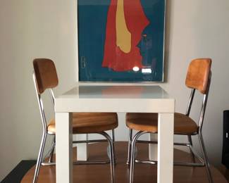 Heywood Wakefield MCM Children's Chairs from Chicago Lutheran School, great condition and heavy.