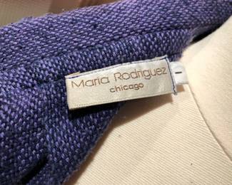 Chicago's own vintage designer, soft linen weave, drapes beautifully for summer evenings or around the house.