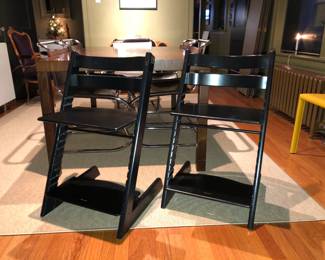 Stokke Tripp Trapp adjustable high chairs, great condition.