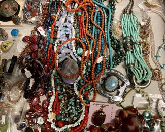 Vintage, Jewelry and Gemstone necklaces
