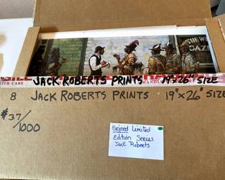 Jack Roberts Prints.  Newspaper Series