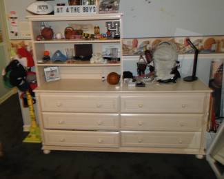 Dresser with bookcase $75 smaller dresser $50