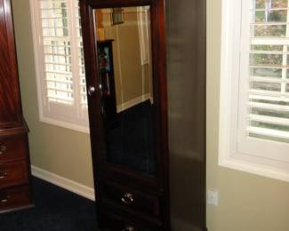 Skinny Armoire with Mirror 71 1/2x17x21 $200