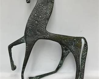 Lot 013  
Greek Ironwork Spartan Horse