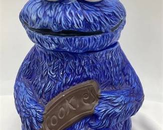 Lot 019   
Vintage - “Cookie Monster” Cookie Jar
