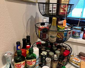 Spices and olive oil