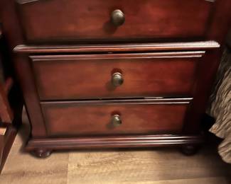 Matching end table for queen bed