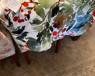 6 stretchy armless chair covers only  $8 each