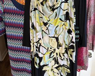 Large size dresses & sweaters