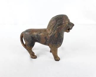 Lot 249   5 Bid(s)
Vintage Cast Metal Still Lion Bank