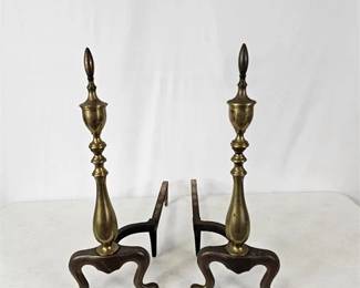Lot 319   1 Bid(s)
Pair Vintage Andirons