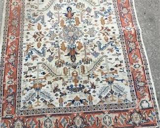 Lot 036   2 Bid(s)
Rug tan and A light orange