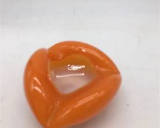 Lot 862   1 Bid(s)
Hand Blown Glass Ashtray