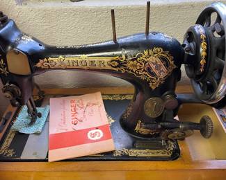 Antique singer sewing machine