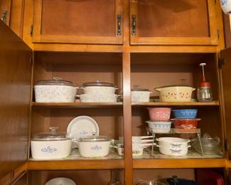 Pyrex and Corning dishes
