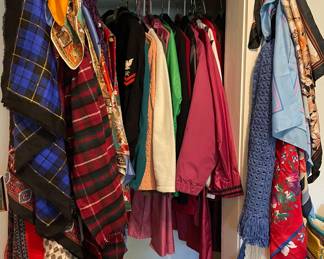 Women's jackets and scarves 