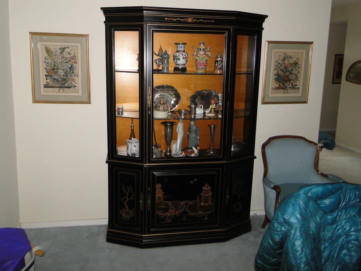 Asian Display Cabinet 77x54x10  $500