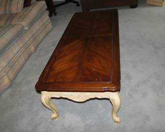 French provincial Coffee Table 52x22x15 $80