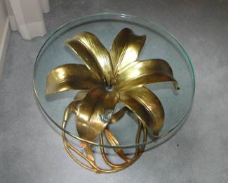 Arthur Court style MCM Lily  Flower Table $500