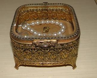 Ormulu trinket Box $30