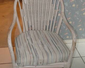 Two Bamboo Style Chairs $40