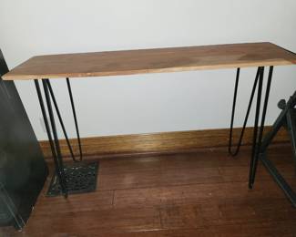 Live edge console table