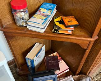 VINTAGE BUTTONS, MAPS, FRAMES, CIGARS