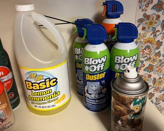 LOTS OF CLEANING, ETC. 