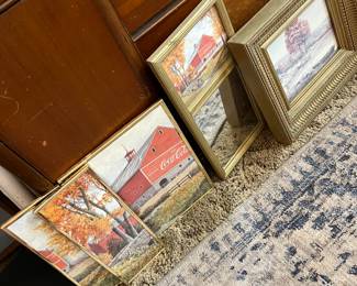 SEVERAL WALL HANGINGS