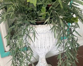 wicker planter