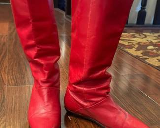 red boots