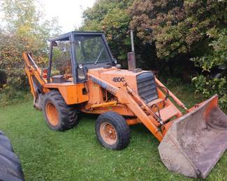 Case 480C backhoe