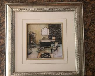 Two Pieces framed in similar ways