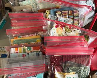 Sample of quilting destash.