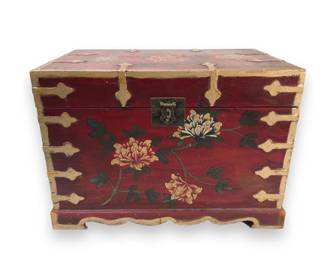 Asian Style Painted Chest