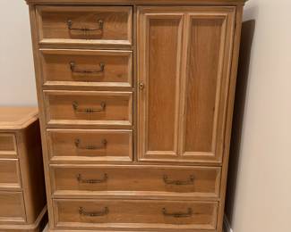 G4 - $200. Bernhardt Chifferobe Wardrobe. Measures 19" deep x 44" wide x 58" tall. 