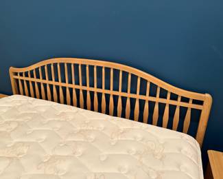 G7 - $400. King size Bernhardt Bed with mattress & boxspring. Clean!