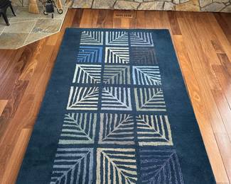 G22 - $125. 100% wool rug. Measures 5' x 8' from the Rizzy Rugs collection "Anna Red"