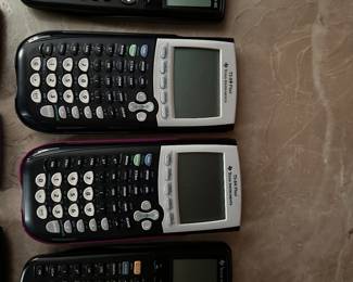 G27 - $30 each (2 available) TI84 Plus Calculators.  $15 (2 available)- TI83 Calculators